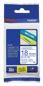 Brother Blue on White TZ243 - 18mm Brother Blue on White TZ243 - 18mm