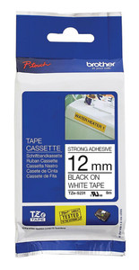 Brother TZE HS231 Heat Shrink Tape Black on White 12mm Brother TZE HS231 Heat Shrink Tape Black on White 12mm