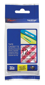 Brother TZE MPRG31  Black on Scott Red 4m