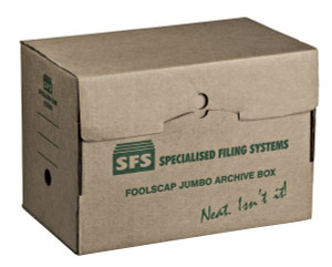 SFS A4 Std Archive Box-Kraft (255mmx115mmx330mm)