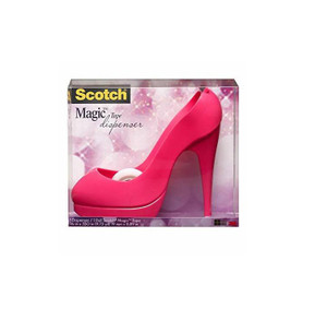 scotch tape high heel shoe dispenser