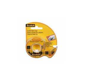 3M Scotch Double Sided Tape-with Plastic Dispenser-12.7mm-87315 3M Scotch Double Sided Tape-with Plastic Dispenser-12.7mm-87315