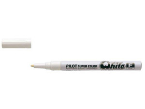 Pilot SC W F White Paint Marker Fine