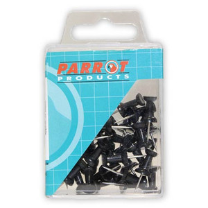 Push Pins (Boxed 30 - Black) - BA3001B Push Pins (Boxed 30 - Black) - BA3001B