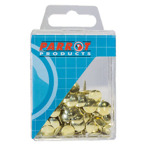 Drawing Pins Brass (Boxed Pack 100) - BA3007 Drawing Pins Brass (Boxed Pack 100) - BA3007