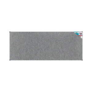 Bulletin Board Ribbed Aluminium Frame (3000x1200mm - Laurel) - BD0684X Bulletin Board Ribbed Aluminium Frame (3000x1200mm - Laurel) - BD0684X