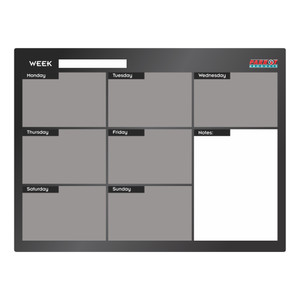 Cast Acrylic Weekly Planner (Cast Acrylic - 600 x 450mm) - BD7125 Cast Acrylic Weekly Planner (Cast Acrylic - 600 x 450mm) - BD7125