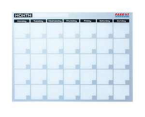 Cast Acrylic Monthly Planner (Cast Acrylic - 600 x 450mm) - BD7126