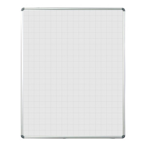 Educational Board Magnetic Whiteboard (1220*920 - Grey Squares - Side Panel - Option A) - ED1268A Educational Board Magnetic Whiteboard (1220*920 - Grey Squares - Side Panel - Option A) - ED1268A