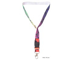 Lanyard Single Side Sub with Buckle & LobsterRing - GSR - LAN004