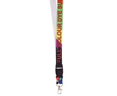 Matte Poly Lanyard Single Sided with Buckle & Ring - GSR - LAN004