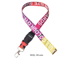 Matte Poly Lanyard Double Sided with Buckle & Ring - GSR - LAN006