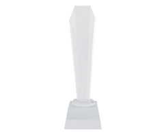 Large Pillar Crystal Trophy GSR P2609 – Premium Glass Award for Recognition