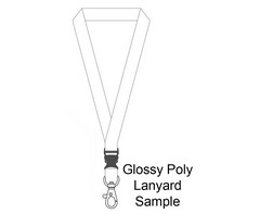 Sample-Lanyard Single Side Sub Buckle&LobsterRing - GSR - Sample-LAN004