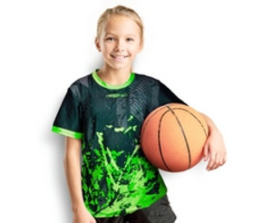 Custom Kids 3-4 - Crew Neck Sub T-Shirt - GSR - SubShirt002_3-4