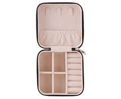 Compact Mini Jewellery Case GSR P2620B with Multiple Compartments