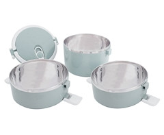 Stackable 3-Layer Lunch Container Set - GSR - P2649