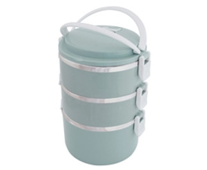 Stackable 3-Layer Lunch Container Set - GSR -P2649 Stackable 3-Layer Lunch Container Set - GSR -P2649