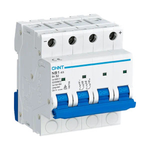 Solar PV DC Circuit Breaker (Isolator) 4P 1000V 3 Phase