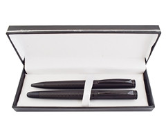 Charcoal Swirl Roller & Ball Set - GSR - PS211B