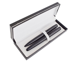 Charcoal Swirl Roller & Ball Set - GSR - PS211B
