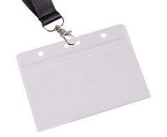 PVC Lanyard Pouch - 10.3 x 9 x 0.25 cm - GSR - LAP202