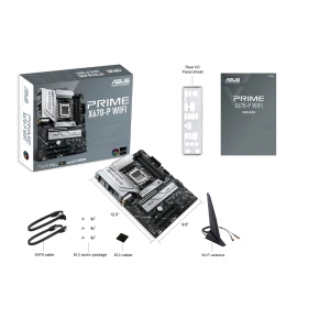 ASUS PRIME X670-P WIFI, AMD, Socket AM5, DDR5-SDRAM, 128 GB, DIMM, Dual-channel