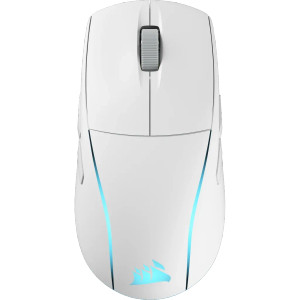Corsair M75 Wireless Lightweight RGB Gaming Mouse;Slip[stream + Bluetooth; White. 