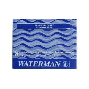 WATERMAN Fountain Pen Ink Cartridge - Blue-NS0110860