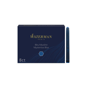WATERMAN Fountain Pen Ink Cartridge - Blue-NS0110860