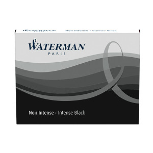 WATERMAN Fountain Pen Ink Cartridge - Black-NS0110850