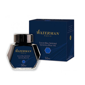 WATERMAN Fountain Pen Ink Bottle 50ml - Blue-NS0110720