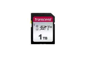 Transcend 300S, 1 TB, SDXC, Class 10, 3D NAND, 100 MB/s, 85 MB/s
