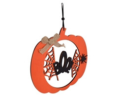 Halloween Pumpkin & Spider Decoration - GSR - P2689
