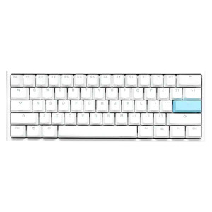 Ducky Keyboard One 2 Pro 60% -White- Cherry Silent Red.  Ducky Keyboard One 2 Pro 60% -White- Cherry Silent Red.
