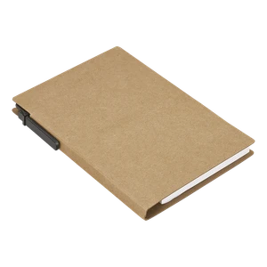 Recycled Notebook with Pen and Flags