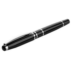 Brass Rollerball Pen with Carbon Fibre Trim