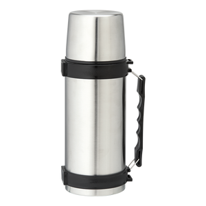 1l Stainless Steel Travel Flask with Carry Handle
