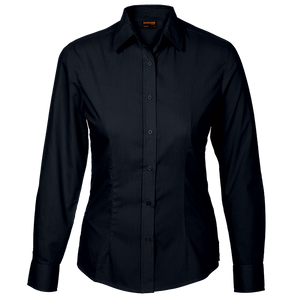 Basic Poly Cotton Blouse Long Sleeve Ladies