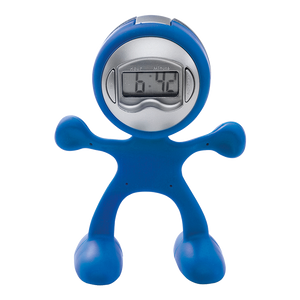 Man Shaped Alarm Clock with Memo Holder Man Shaped Alarm Clock with Memo Holder