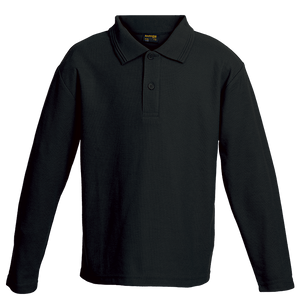 175g Pique Knit Long Sleeve Golfer Kiddies