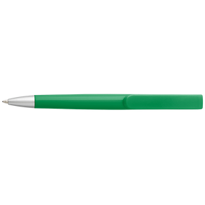 Rounded Clip Ballpoint Pen With Coloured Barrel