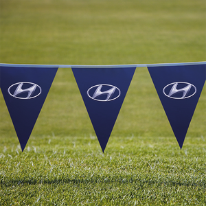 Pennants PVC Digital Single Sided Triangle