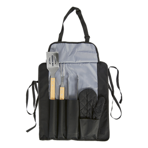 Apron With Bbq Set