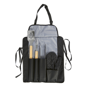 Apron With Bbq Set