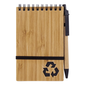 Bamboo Notebook With Pen