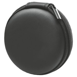 IND Aux Earphone with mic in round PU case