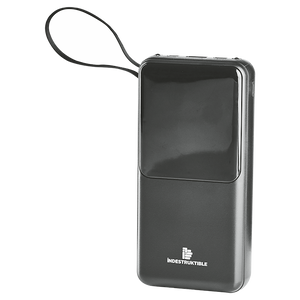 20000mAh power bank with built in cables