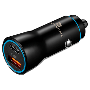 IND 38W Dual Car Charger USB & Type-C