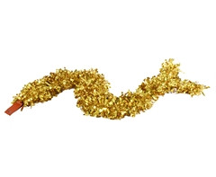 Metallic Gold Tinsel Garland - GSR - P2692C